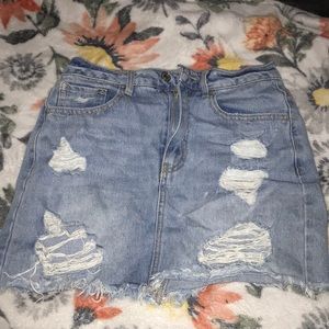 Jean skirt